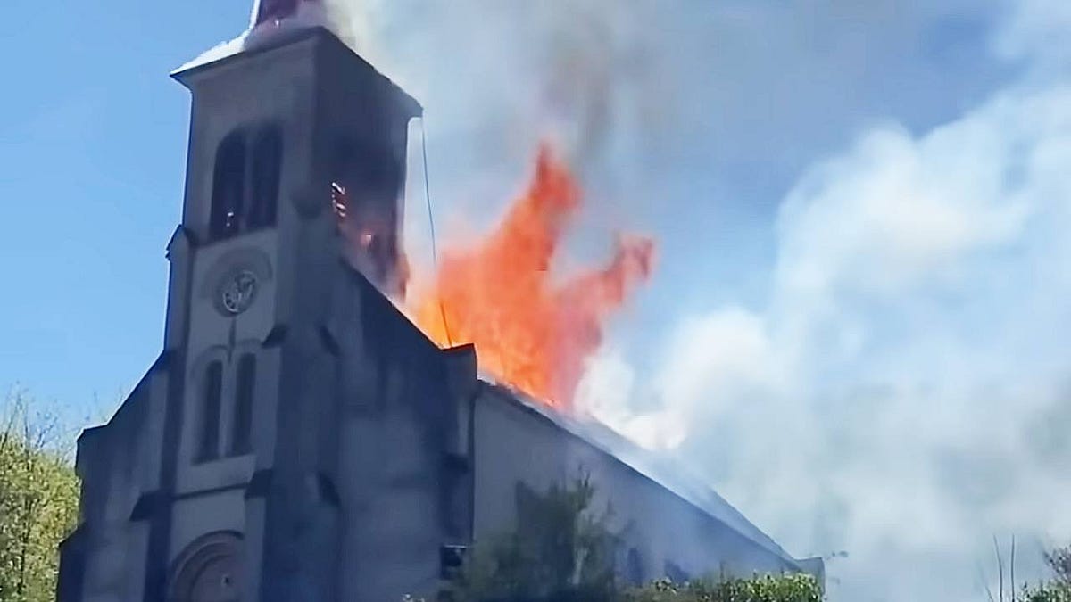 Yet Another Historic Church Gutted by Raging Fire