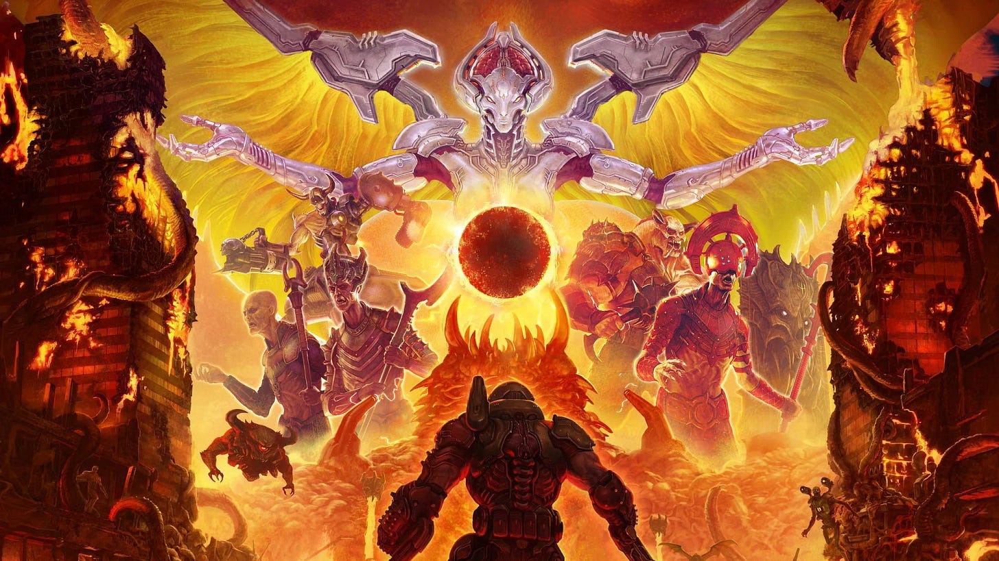 The Doom Eternal box art has been revealed (and it's hellishly good) -  GameRevolution