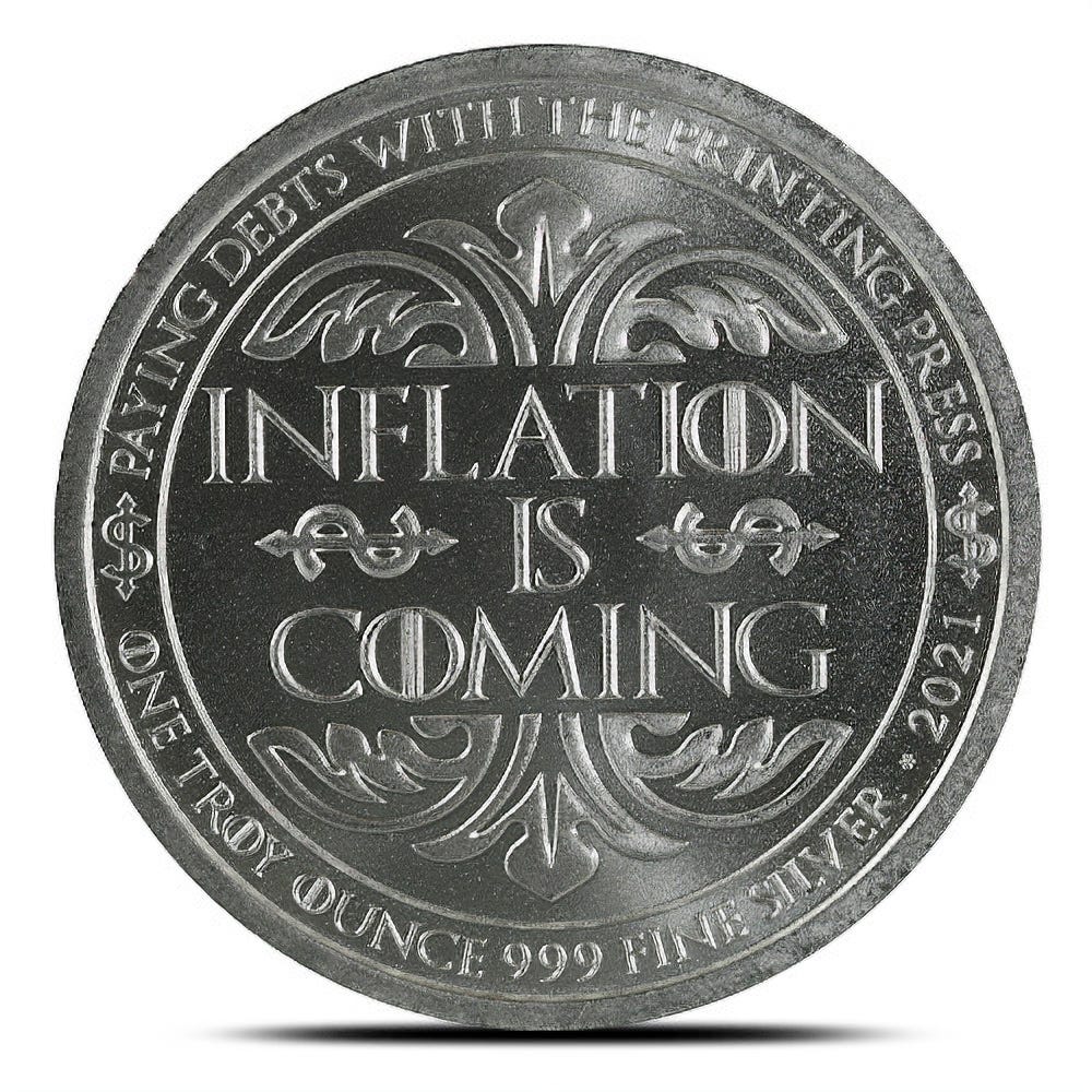 1 oz Inflation is Coming Series Unleash the Beast Silver Round l JM Bullion™