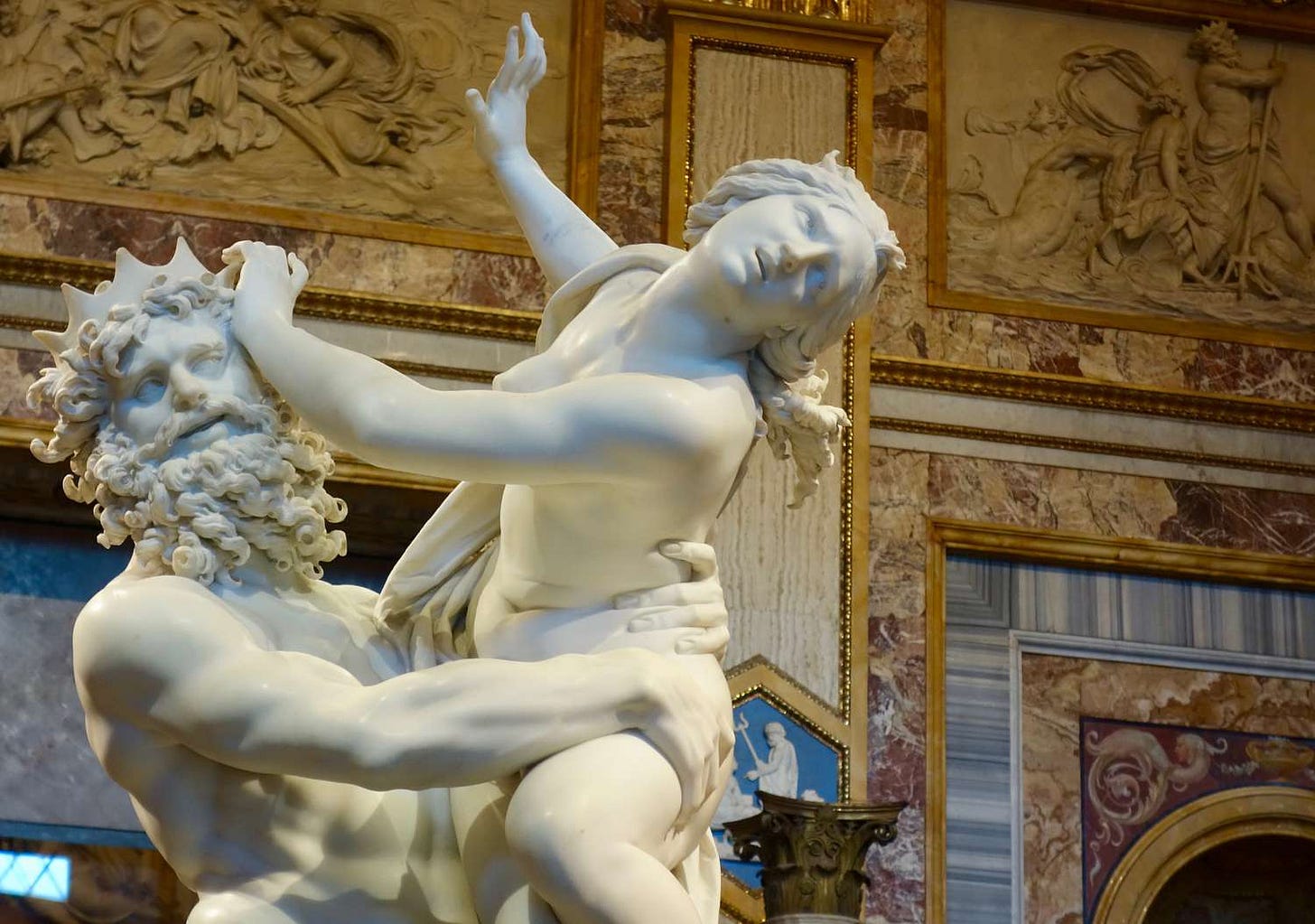 The Rape of Proserpina by Bernini, Galleria Borghese Rome, Italy