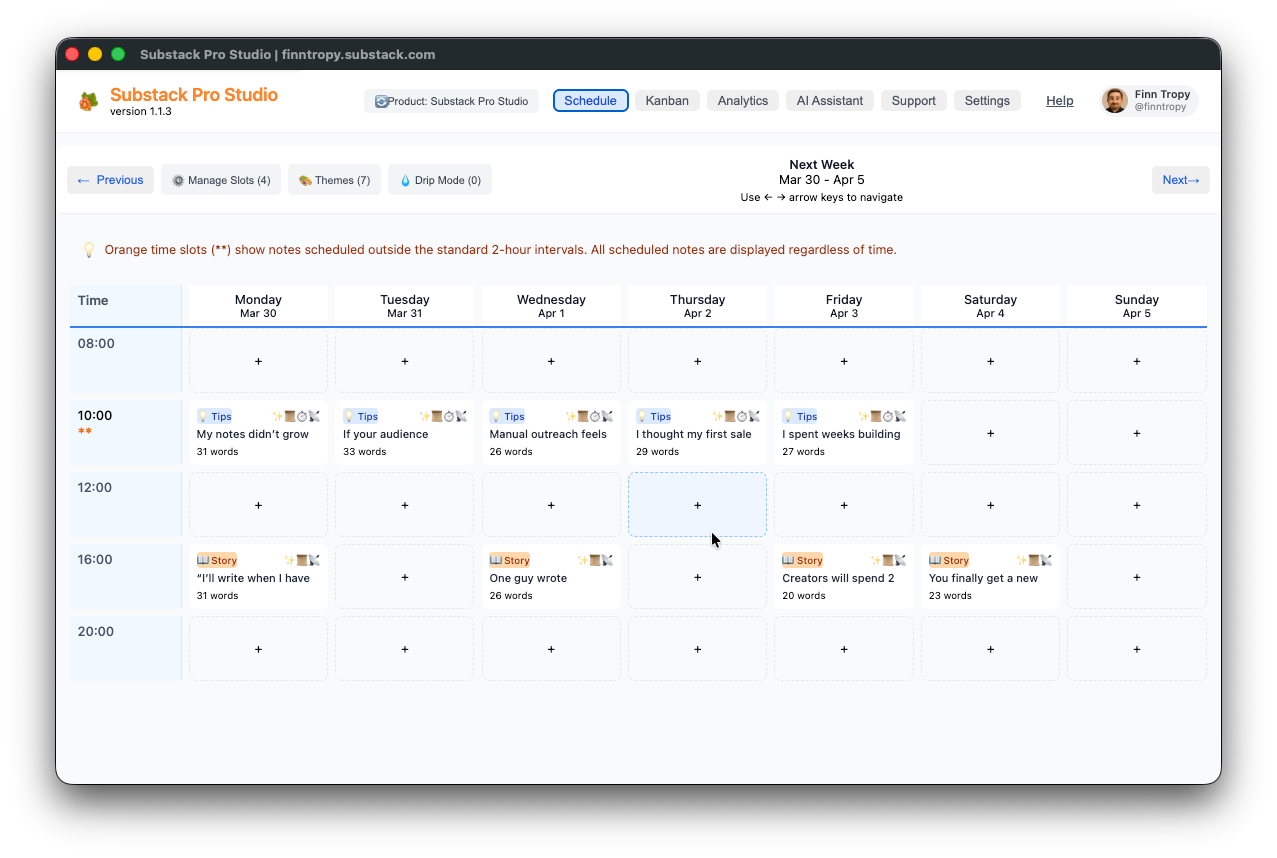 Substack Pro Studio User Guide v1.1.x - by Finn Tropy