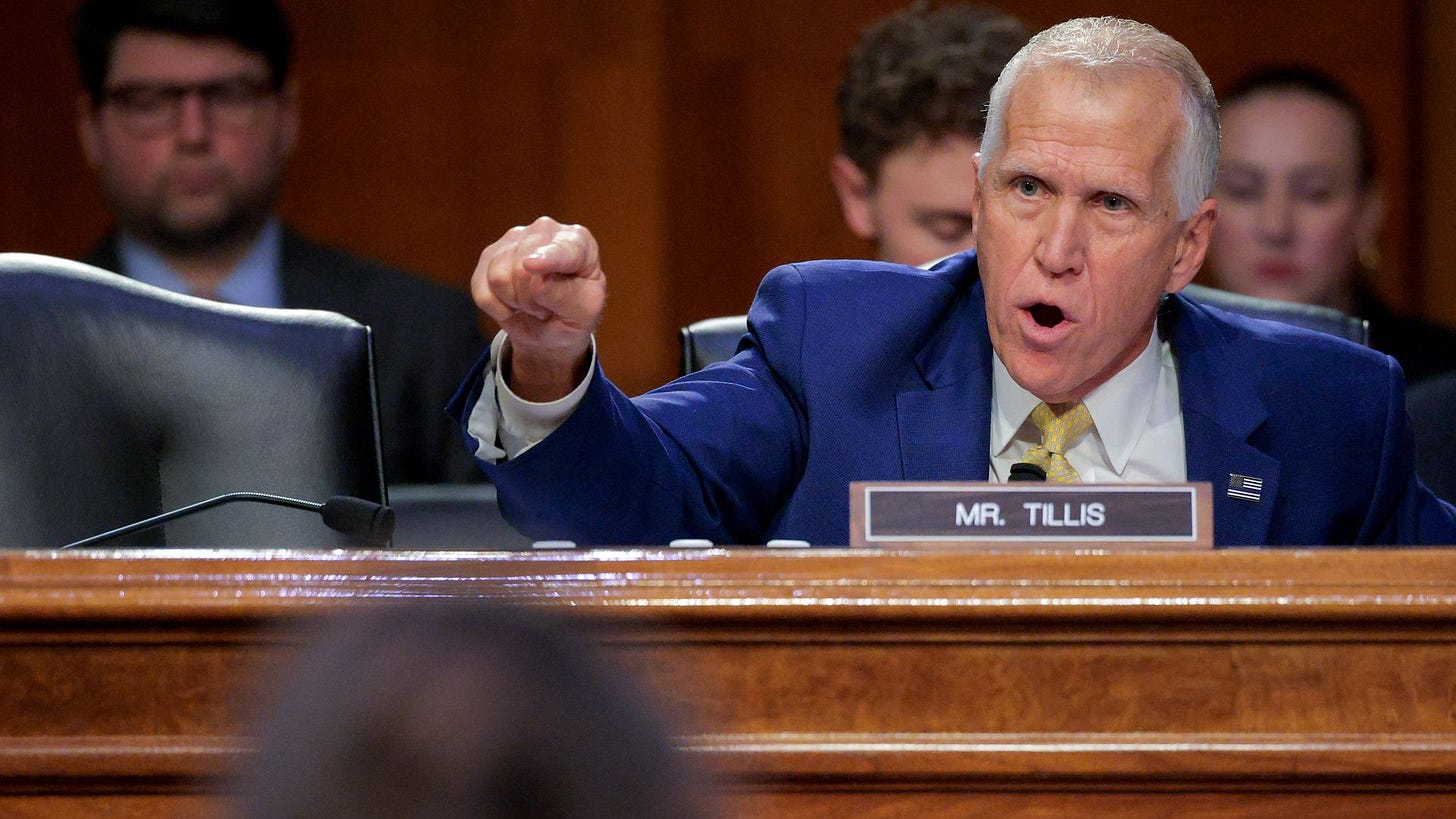 Tillis skewers Noem over DHS's lack of responsiveness Tillis skewers Noem over DHS's lack of responsiveness