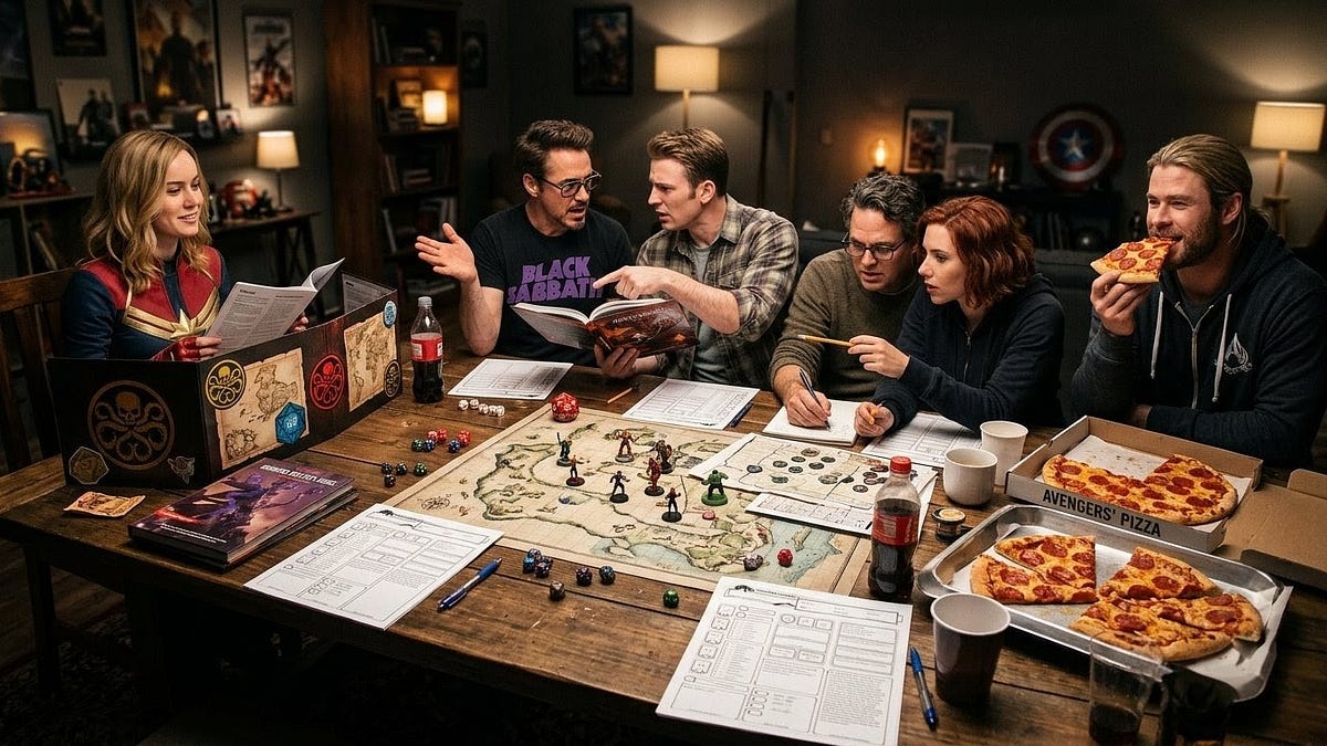 The Avengers Play Dungeons and Dragons