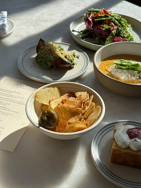 a little taste of srishti's menu at rhodora