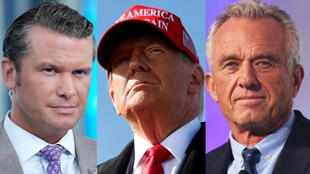 New Poll Reveals Public Response To Robert F. Kennedy Jr., Pete Hegseth  Trump Cabinet Picks