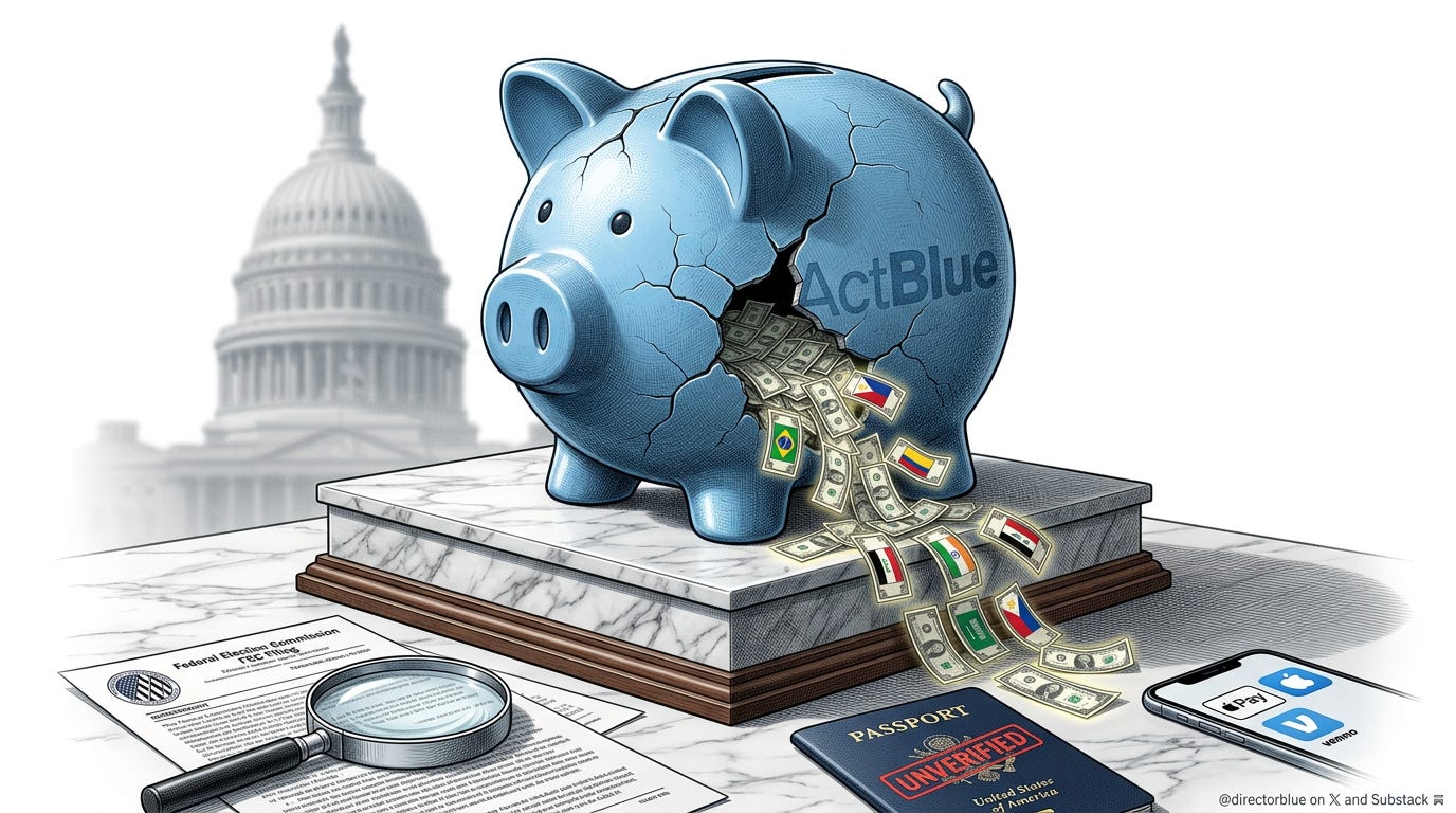16x9 Hero Image PromptPrompt A hyper-detailed photorealistic New York Times Wall Street Journalstyle editorial illustration 16x9 aspect ratio white background Center composition a massive cracked blue piggy bank (ActBlue blue with a faint A_image_1 16x9 Hero Image PromptPrompt A hyper-detailed photorealistic New York Times Wall Street Journalstyle editorial illustration 16x9 aspect ratio white background Center composition a massive cracked blue piggy bank (ActBlue blue with a faint A_image_1