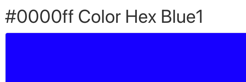 Color Basics using RRGGBB - by Dusty Hope - ( & )