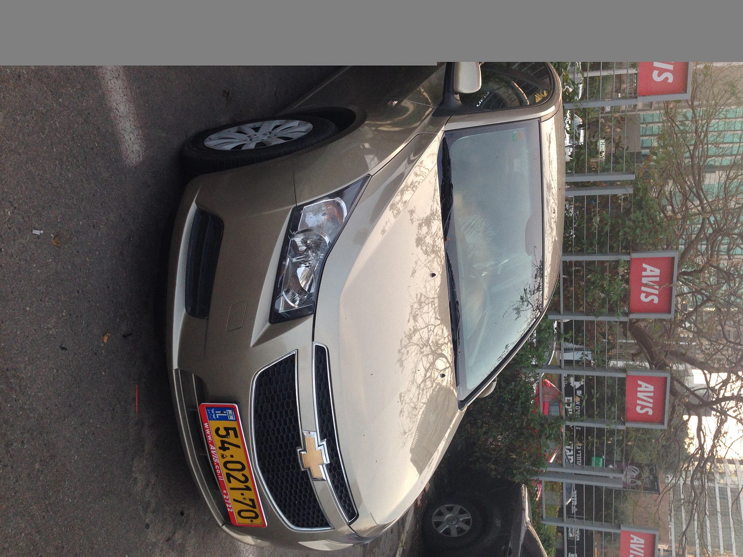 Car 5. Chevy Cruz.  Slow.  Handles poorly.  Bad Visibility.  Uncomfortable.  Shit on gas.  Rating: Shitty .