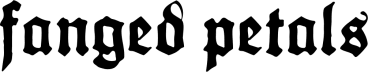 fanged petals