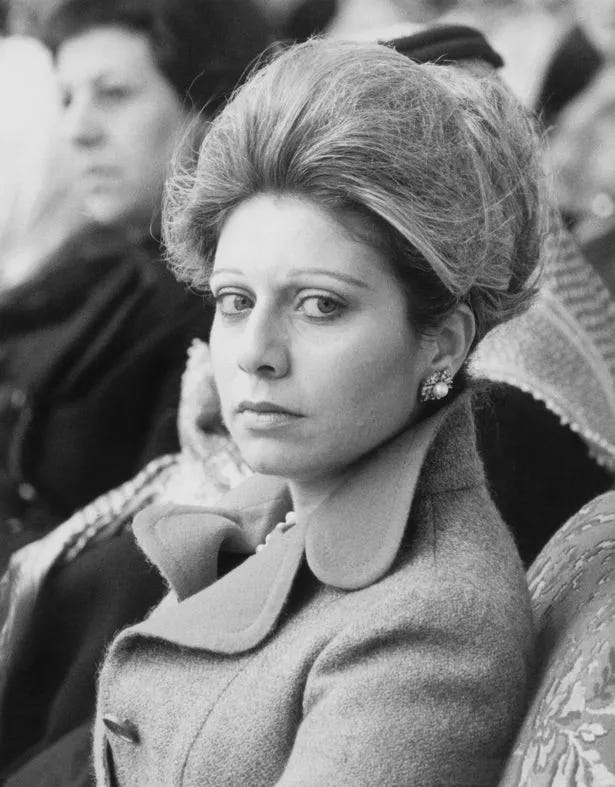 Antoinette Gardiner at a passing out parade for Jordan's first women police cadets, 1973.