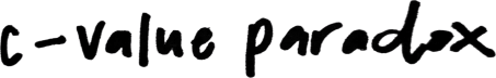 c-value paradox