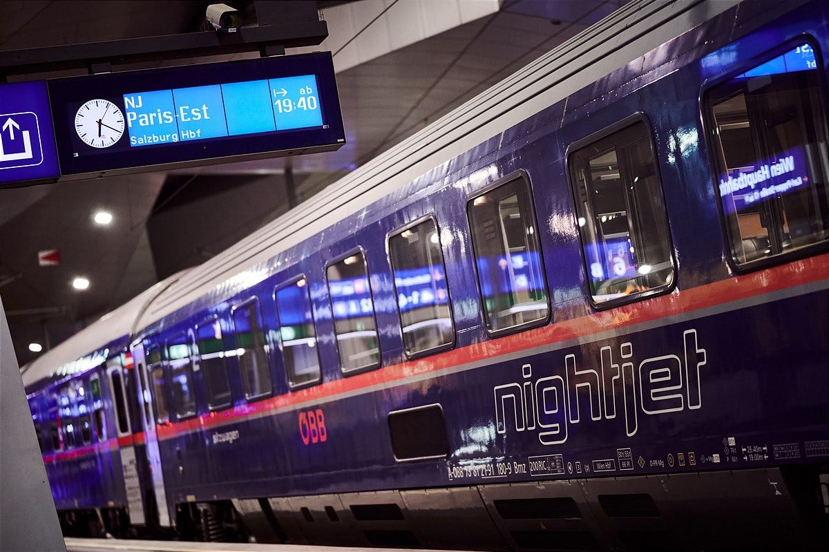 Premiere für den Nightjet nach Paris
