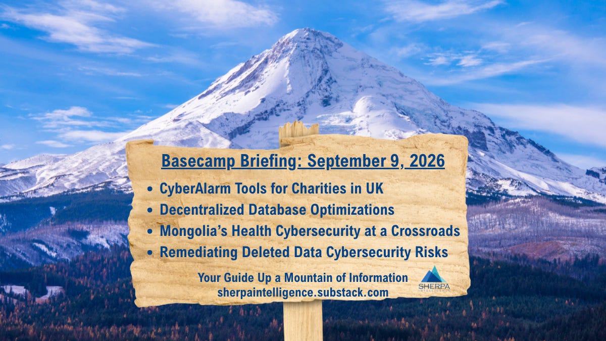 Basecamp Briefing: September 9, 2026
