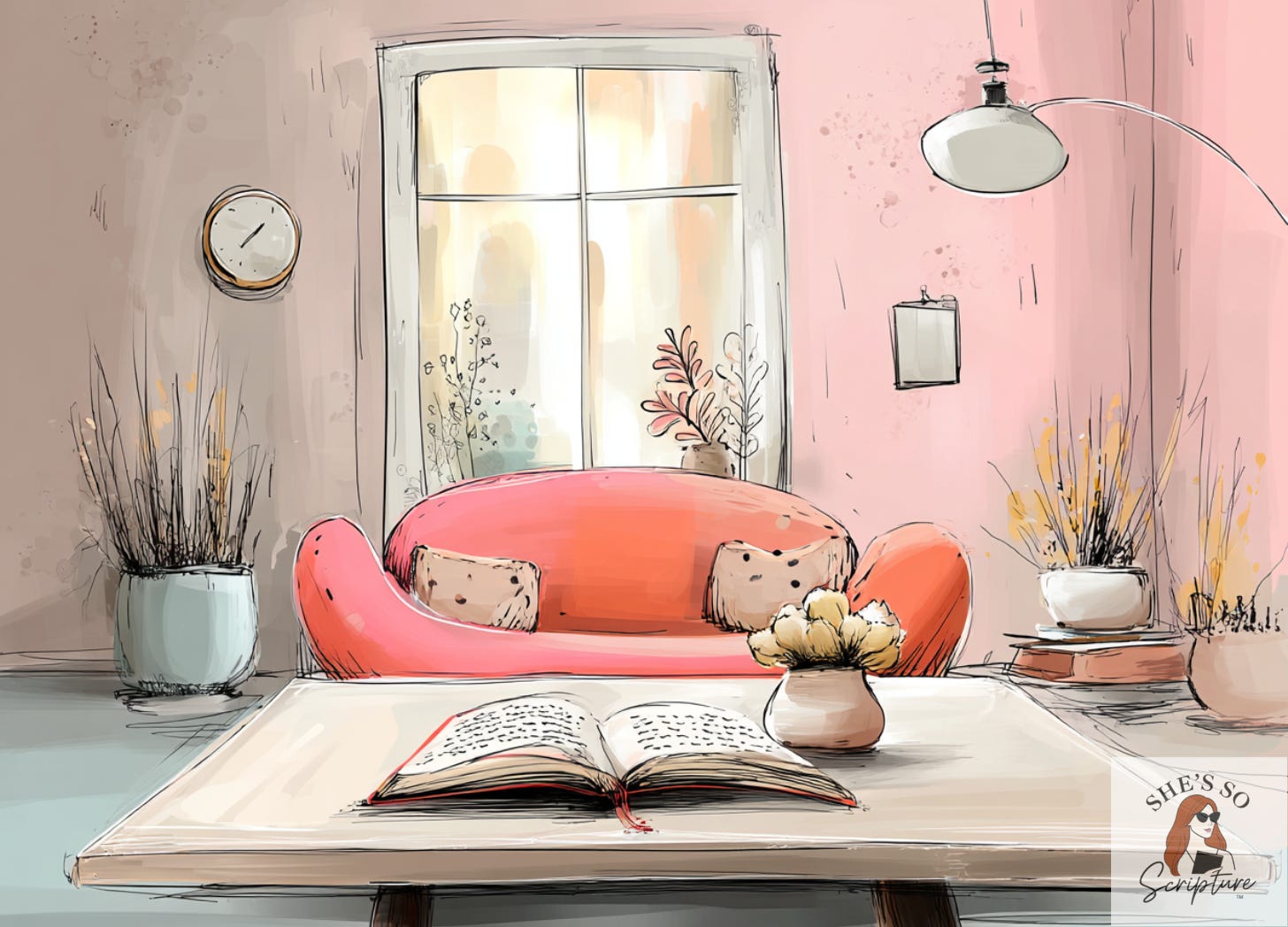 Watercolor illustration symbolizing Sabbath rest as trust and covenant sign in Scripture.