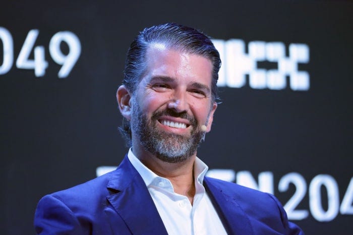 Donald Trump Jr. lors d'une conférence.