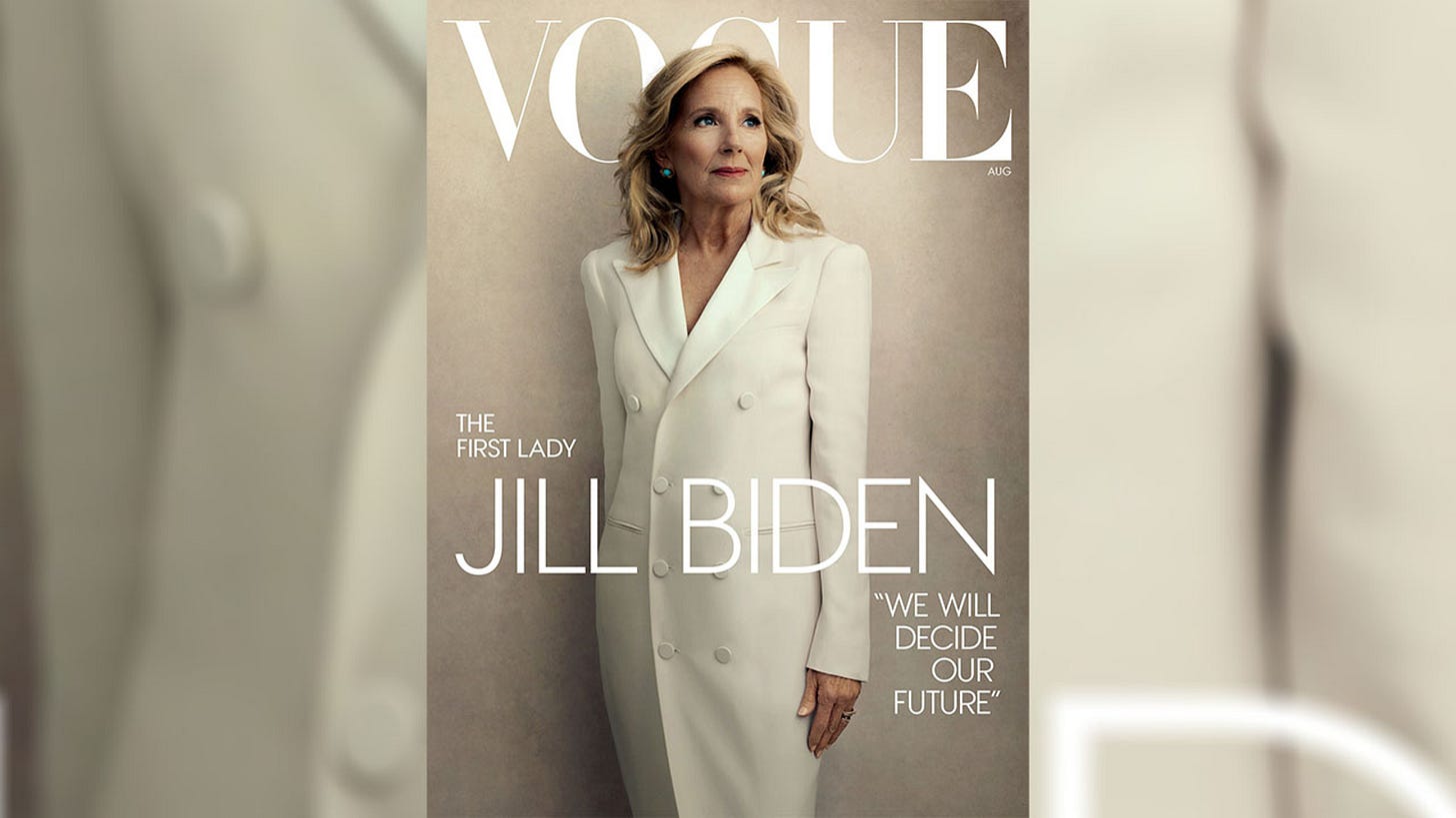 'We will continue to fight': First lady Jill Biden is latest Vogue ...