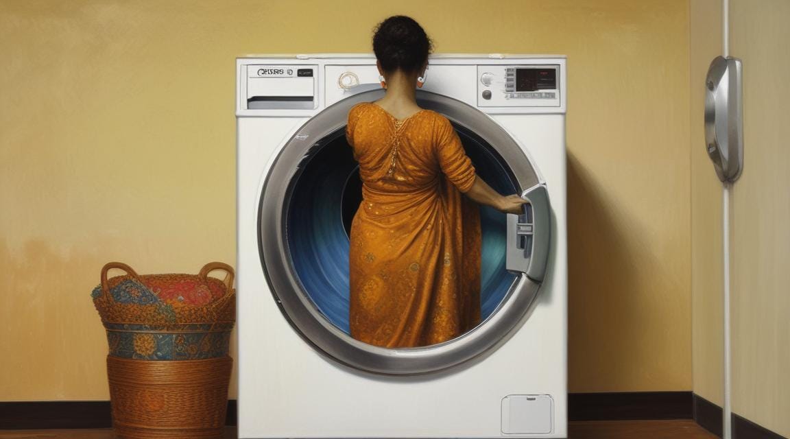 Hum Washing The world according to your Mum doing the washing