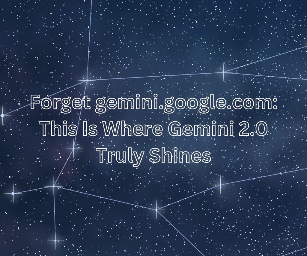 forget gemini.google.com