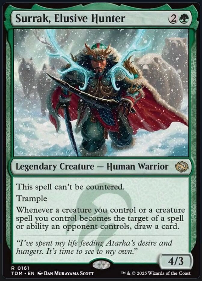 Surrak, Elusive Hunter (Tarkir: Dragonstorm #161)