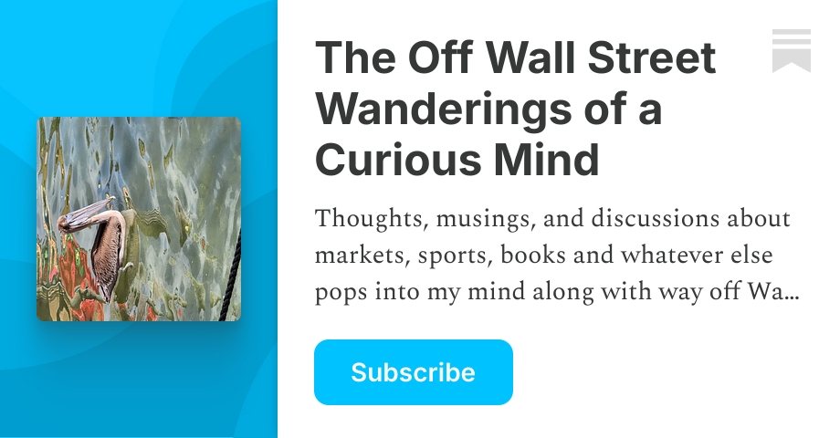 The Off Wall Street Wanderings of a Curious Mind | Tim Melvin | Substack
