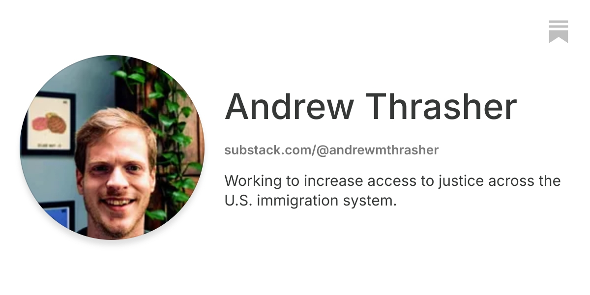 Andrew Thrasher | Substack