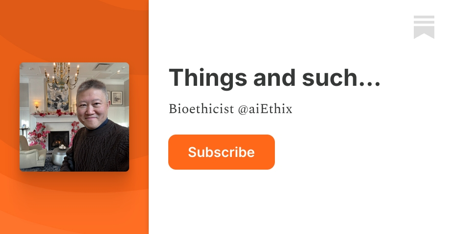 Things and such… | Substack