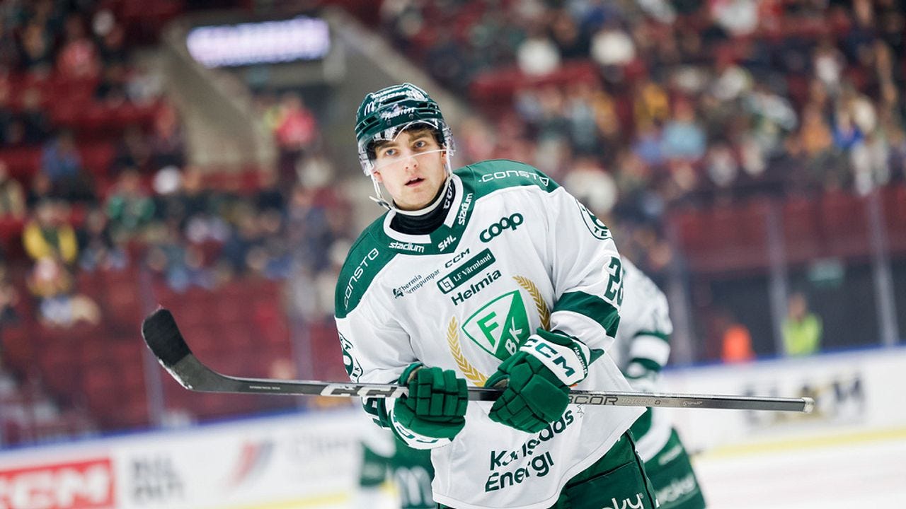 FBK-produkten klar för NHL – Joel Nyström har skrivit tvåårskontrakt | SVT  Nyheter