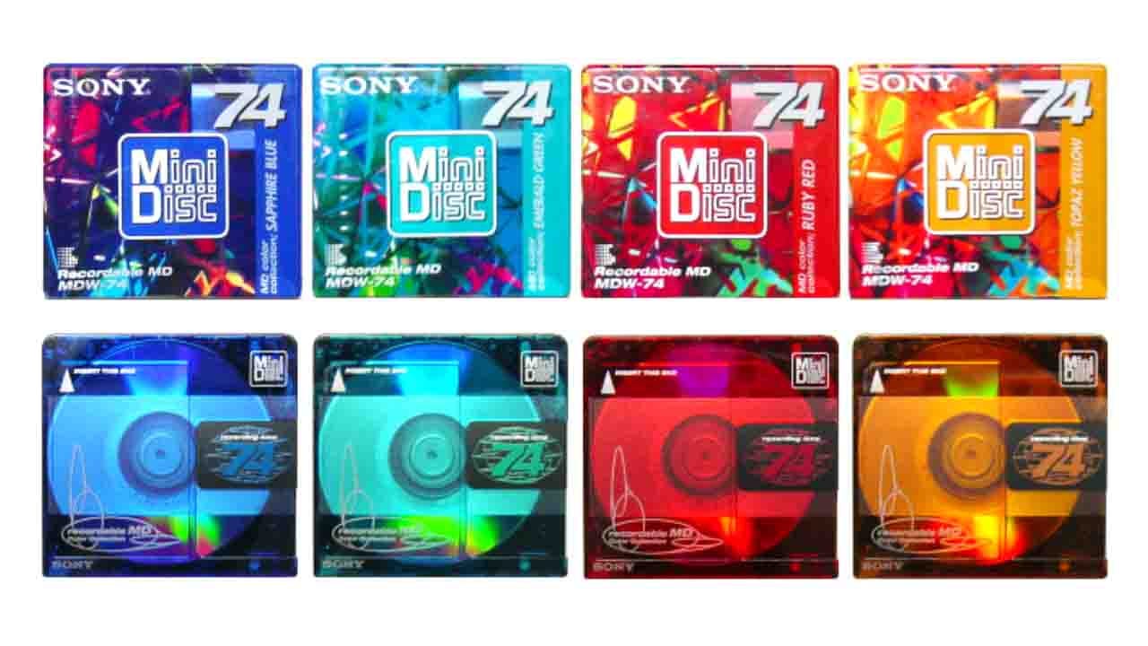 Music Storage Media Sony Neige Series MiniDisc 74-Minute