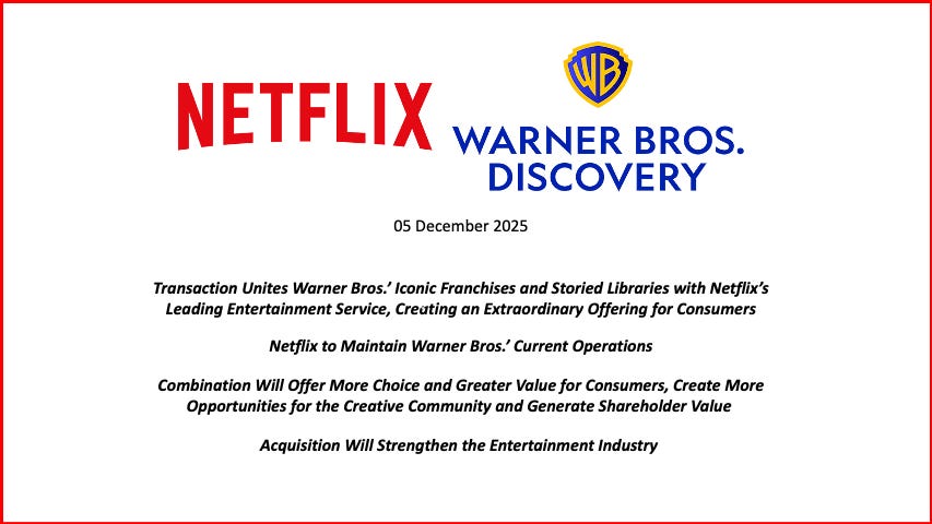 The Strategic Logic of the Netflix-Warner Bros. Deal