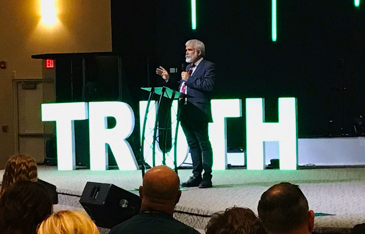 Dr. Robert Malone at a Speaking Event