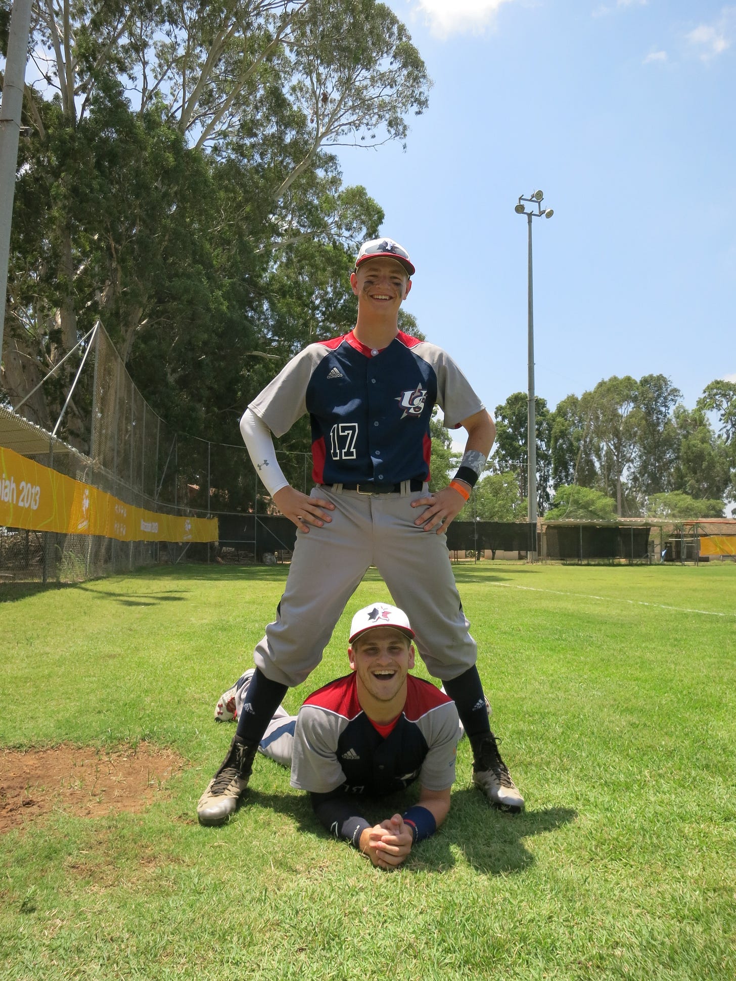 Robert Scherl, 1st base/DH.  And Brad Margolin, Catcher, again.