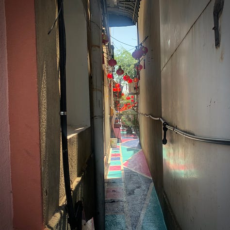 Liminal spaces, street images from Georgetown, Penang