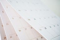 The promise inherent in an empty calendar.