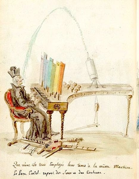 File:A caricature of Louis-Bertrand Castel's "ocular organ".jpg
