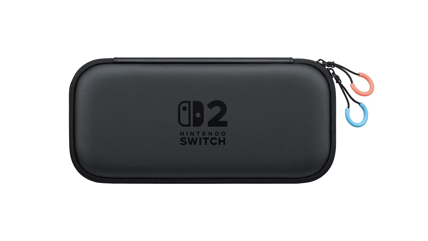 Carrying case with screen protector