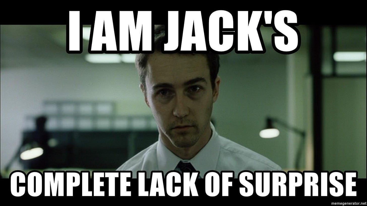I AM JACK'S COMPLETE LACK OF SURPRISE - Imgur