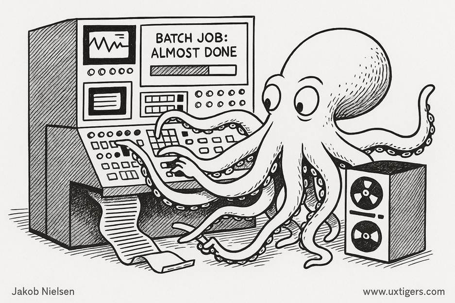 A cartoon of an octopus typing on a computer

AI-generated content may be incorrect.