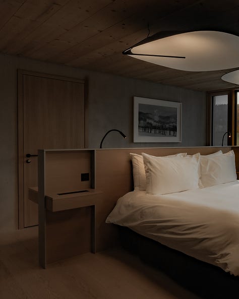 Interior and landscape photography — Hôtel des Horlogers, Le Brassus, Switzerland