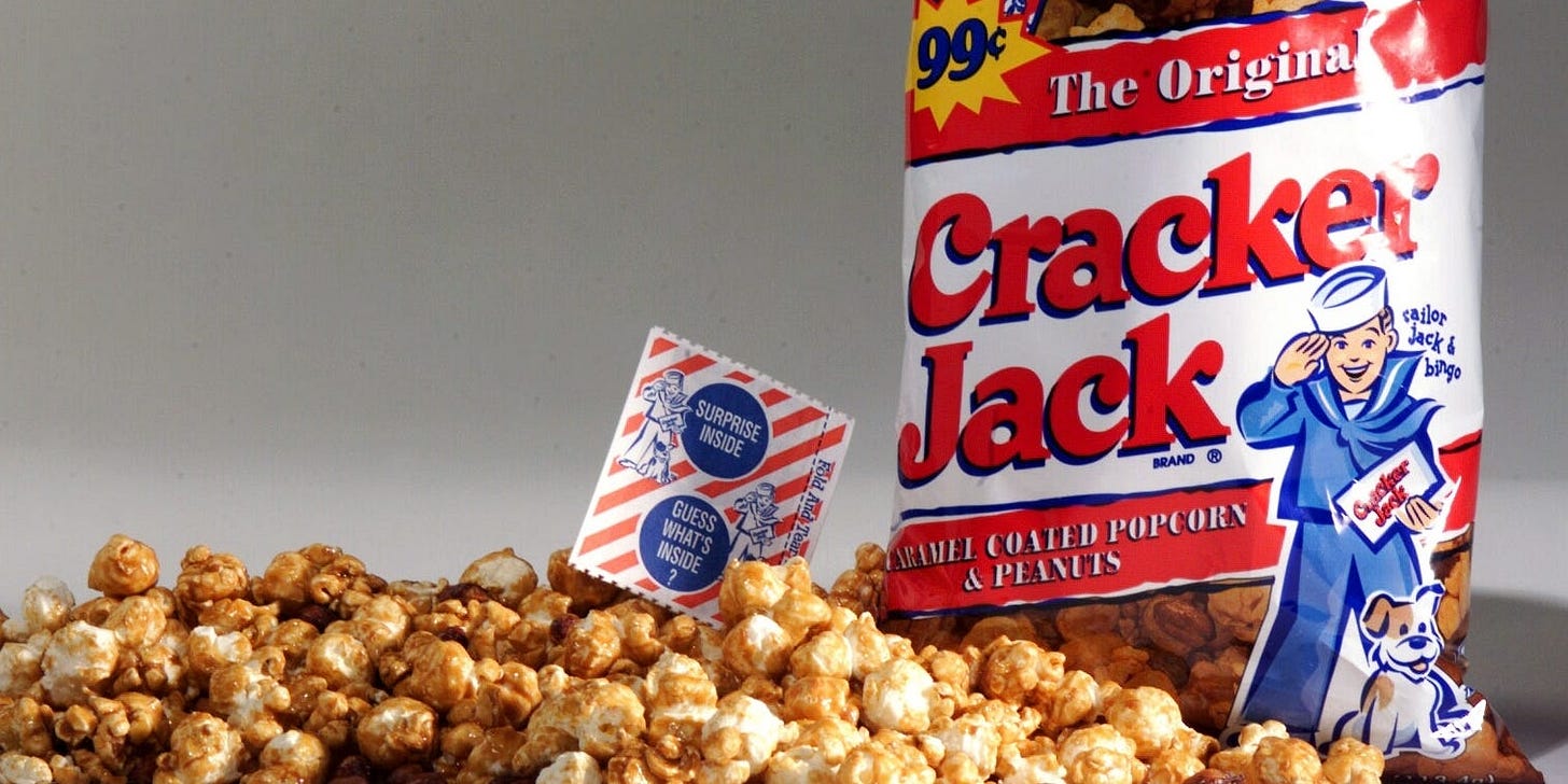 Caffeine coming to Cracker Jack, critics howl