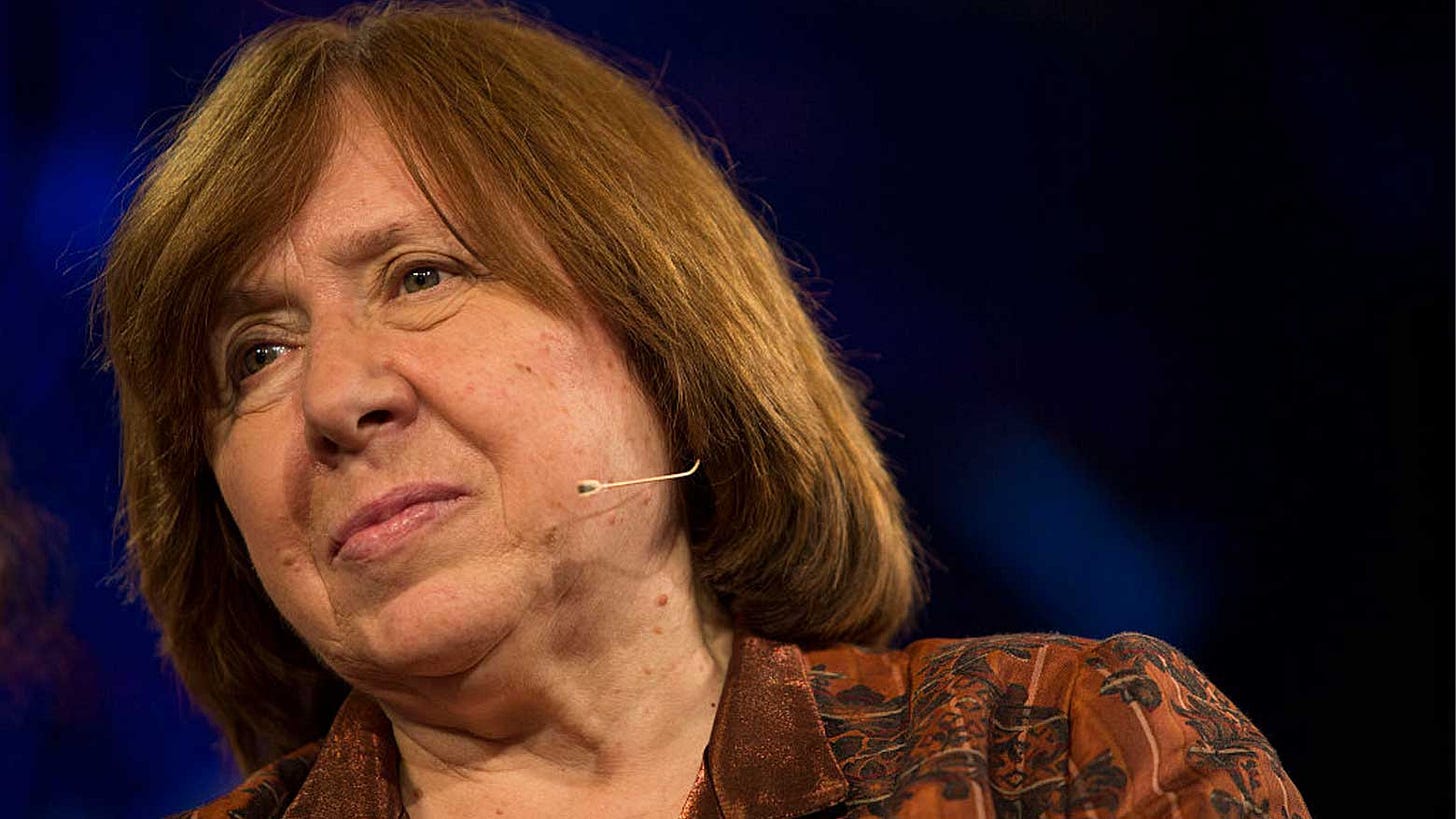 Nobel laureate Svetlana Alexievich: If we are not united, we will be  annihilated | NHK WORLD-JAPAN News