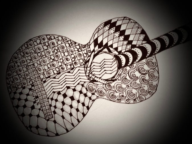 A drawing of a guitar

AI-generated content may be incorrect.