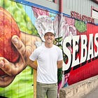 Gorgeous new mural nears completion at Sebastopol Hardware