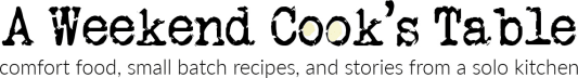 A Weekend Cook's Table