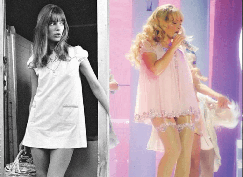 u/tandocumentary - Jane Birkin and Sabrina Carpenter (Source: Cricket Guest [Substack])