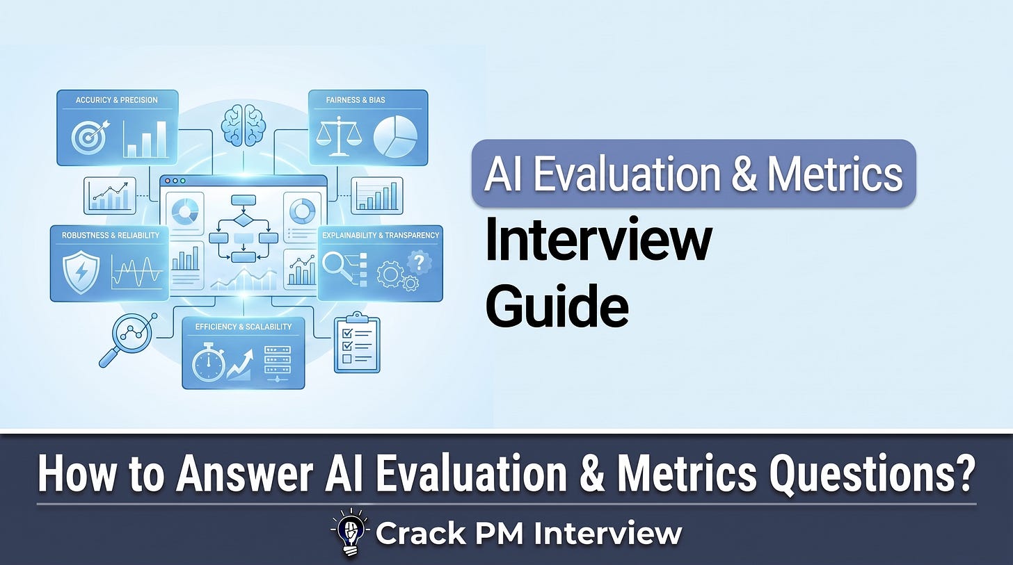Answer AI Product Evaluation and Metrics Questions | By Crack PM Interview - crackpminterview.com
