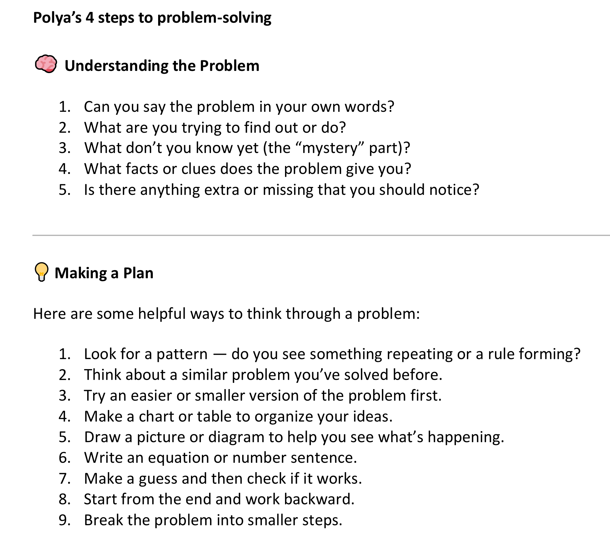 Pt 2: “What Would a Mathematician Do?” — Developing Problem-Solving ...