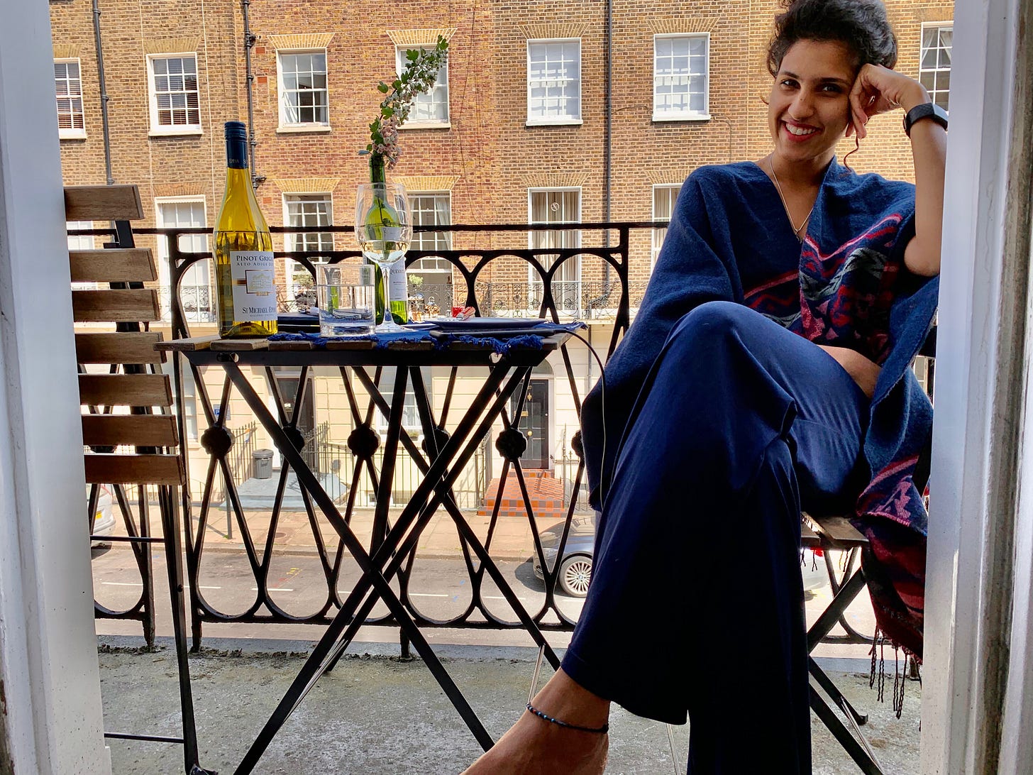 Kirtika Challa in London