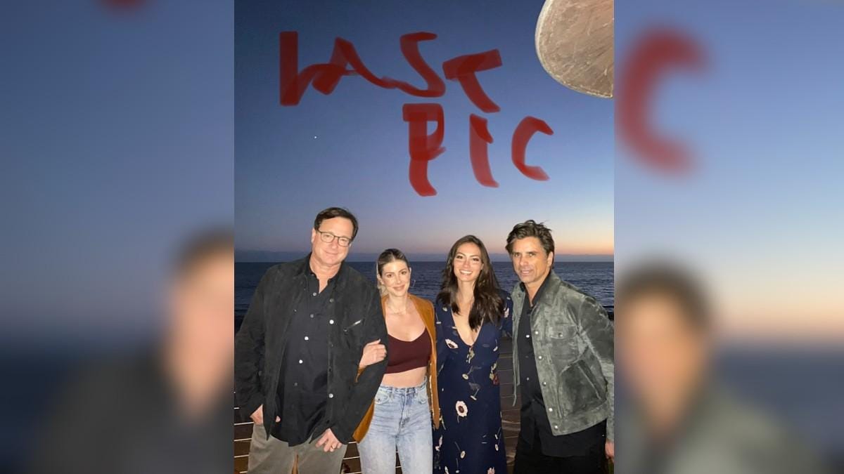 Photo of Bob Saget, Kelly Rizzo, Caitlin McHugh and Stamos Photo of Bob Saget, Kelly Rizzo, Caitlin McHugh and Stamos