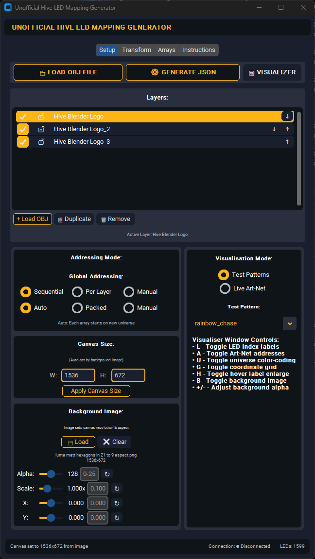 #4 - Unofficial Hive LED Mapping Generator