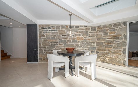 Dining room, kitchen, casual dining room, family room and rear patio